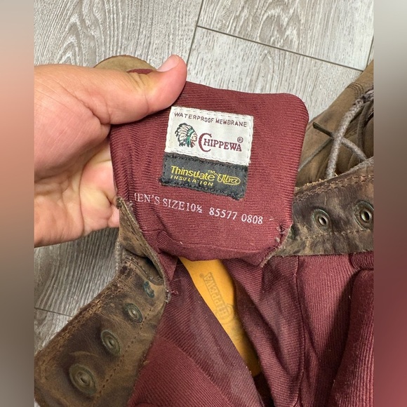 Chippewa Brown Leather Men's Boots - Picture 10 of 10